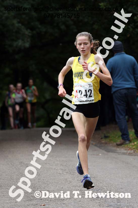 Girls under-15s ERRA Road Relays, Sutton Coldifield, Birmingham. Photo: David T. Hewitson/Sports for All Pics